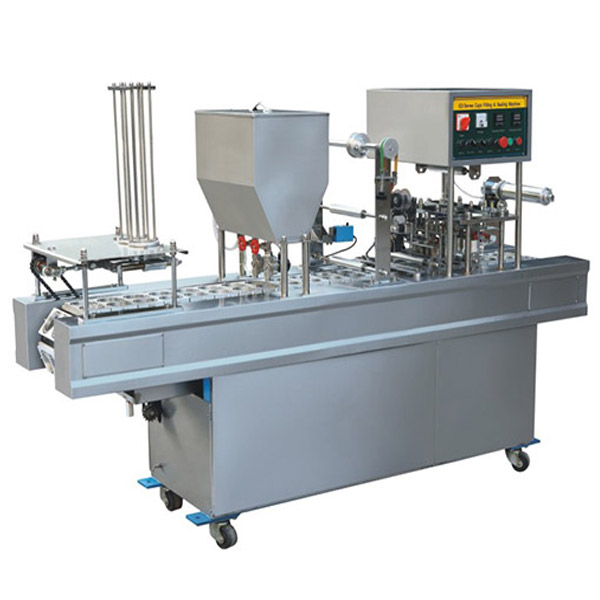 CD-20A 2Holes Mechanical Type Cup Filling And Sealing Machine